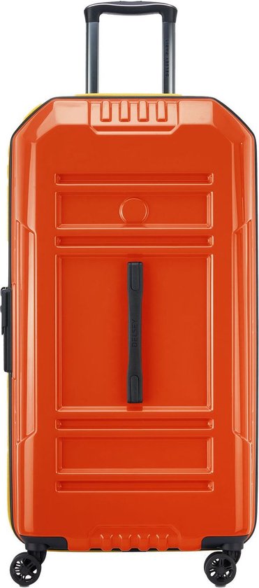 DELSEY PARIS Rempart Expandable 4 Double Wheels Trolley 80 Orange Orange 79cm