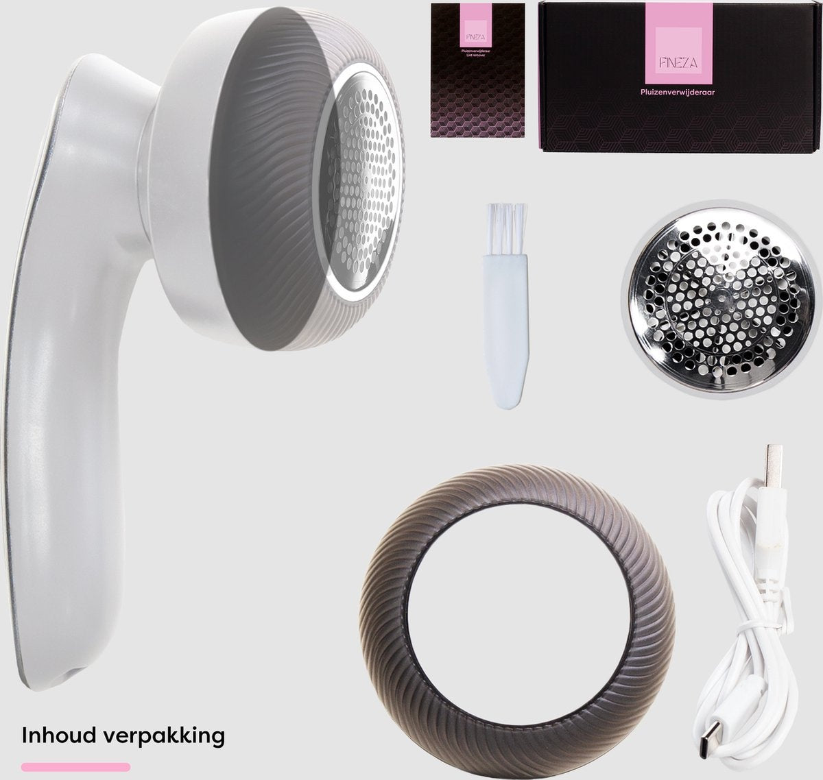 Fineza - Fusselentferner - Elektrisch - Entlaubungsgerät - Weiß