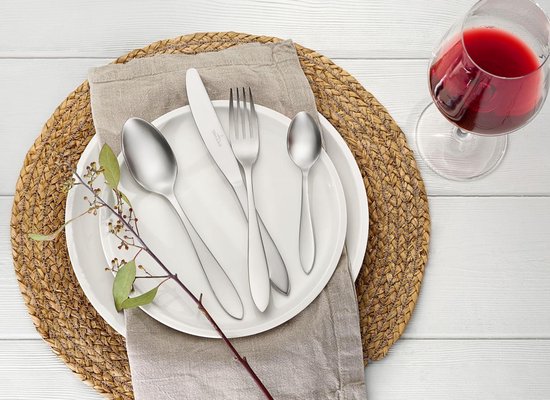 Villeroy & Boch Arthur Besteckkassette – 30-teilig – 44 x 28 x 5 cm – gebürsteter Edelstahl