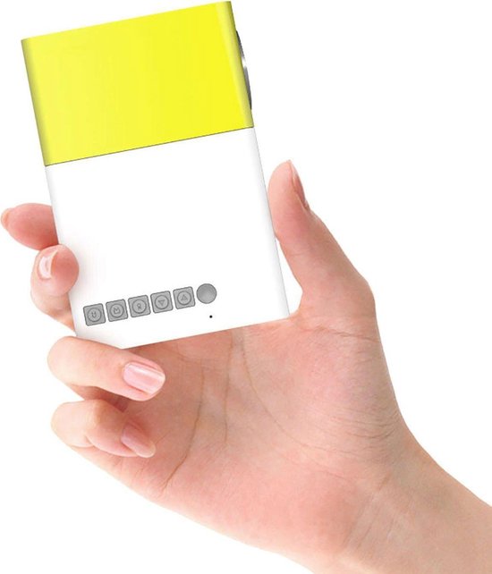 Mini-Beamer - 320 x 240 - USB - HDMI - Weiß - Gelb - 50 Lumen YG-300