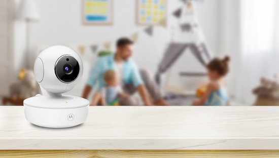 Motorola Nursery Babyphone mit Kamera – Babyphone VM 55 – Babykamera mit Farbdisplay, Zwei-Wege-Kommunikation und Infrarot-Nachtsicht – 300 m Reichweite – Zoomen, Neigen und Drehen