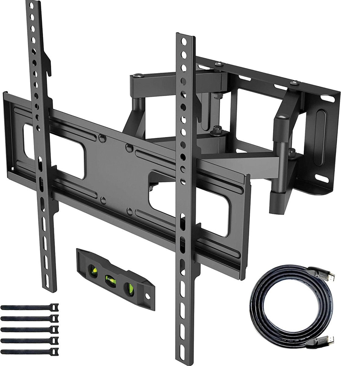 Auronic TV-Halterung - drehbar und neigbar - 23 bis 60 Zoll - bis zu 45 KG - Schwarz