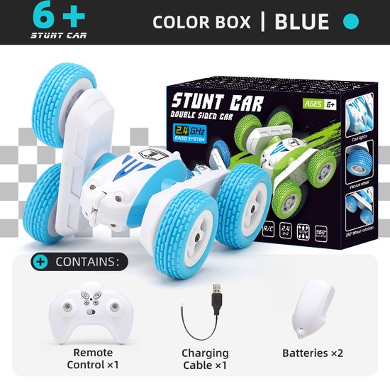 Fuegobird RC Car - Mini Stunt ferngesteuertes Auto - blau