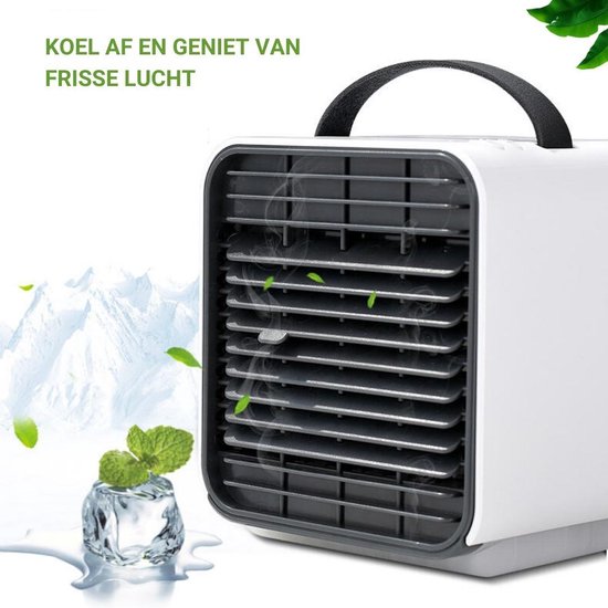 TIKKENS Mini-Luftkühler / Ventilator / Tischventilator / Luftkühler - Dunkelgrün