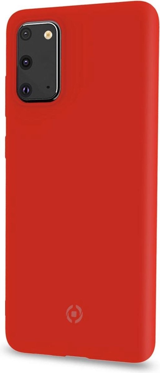 Celly Fall geeignet für Samsung Galaxy S20 - Silikon Back Cover - Rot
