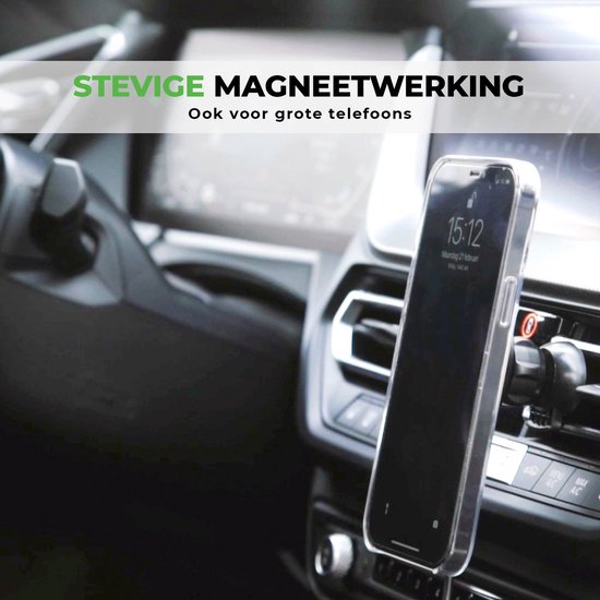 iSetchi Telefonhalterung - Qi Wireless Charger - 15-Watt-Schnellladegerät - Lüftungsgitter