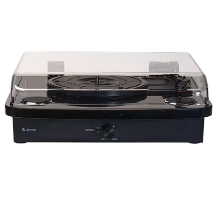 Denver Plattenspieler Dual Bluetooth - Integrierte Lautsprecher - USB - Retro - Holz - VPL230B