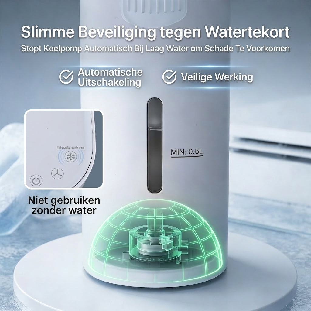 Totopia Wasserkühlender Turmventilator – 70°-Oszillation