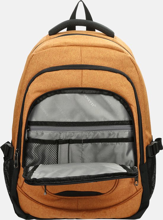 Enrico Benetti Hamburg Laptop-Rucksack – 17-Zoll-Laptop, 35,5 Liter – 62125 – Rostrot