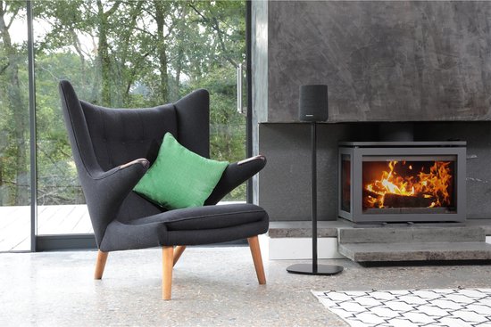 SoundXtra SDXHKCONEFS1021 Lautsprecherhalterung Boden Aluminium, Stahl Schwarz