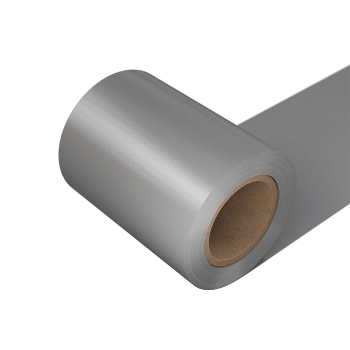 Juskys Sichtschutzstreifen - Satz mit 2 Rollen - wetter- und wasserbeständig - hellgrau