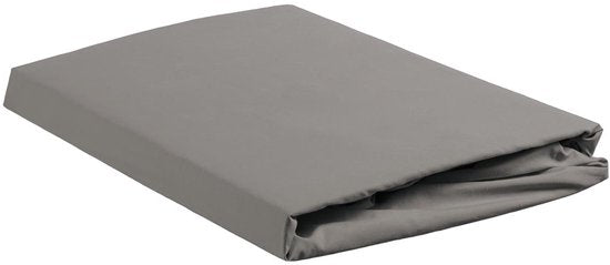 Ambiante Jersey – Spannbetttuch – 160 x 200/210 – Grau