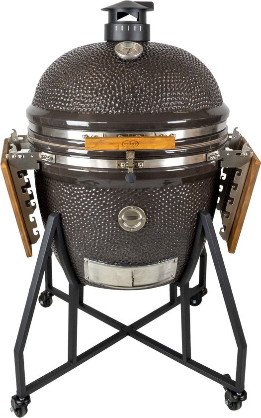 Grizzly Grills Kamado Elite XL – Grill – ø60 cm / ø24 Zoll – Schwarz – Komplett