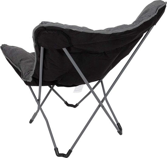 Bo-Camp – Urban Outdoor – Schmetterlingsstuhl – Redbridge – L – Oxford-Polyester – Grau