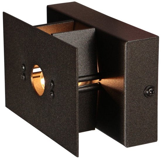 Wandleuchte „Cacao“ Muro 3365CA, dimmbare G9-LED-Stimmungsleuchte, modern, 13 × 7,5 × 9 cm, Steinhauer