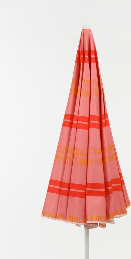 Mica Decorations Stripe Strandschirm – H 180 x Ø 160 cm – Hellrosa