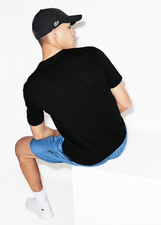 Lacoste Sport T-Shirt Schwarz - Druck-T-Shirts