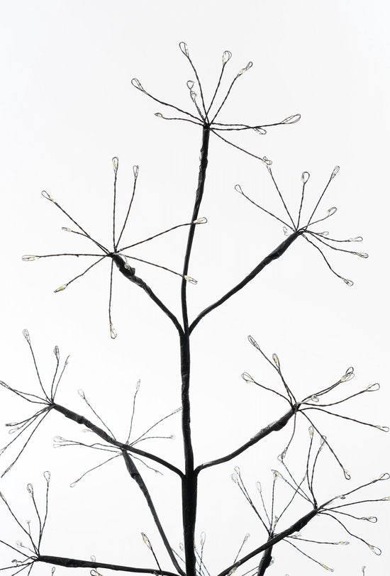 Luca Lighting Lichterbaum Outdoor - H210 x Ø100 cm - Metall - Schwarz