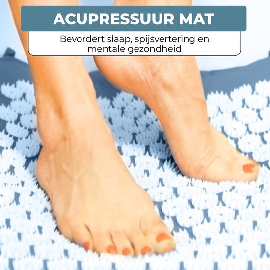 Umbro Nagelmatte - Akupressurmatte - Shakti Matte - Massagematte - 42x71cm - Blau