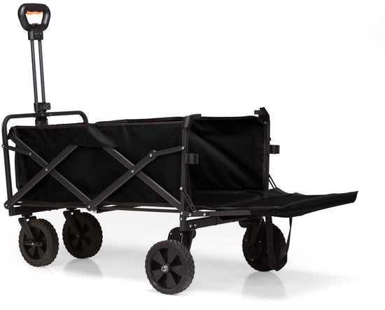 Mr Fold Electric Wagon - XL - Faltbar - 100KG Ladekapazität - 255L - Schwarz