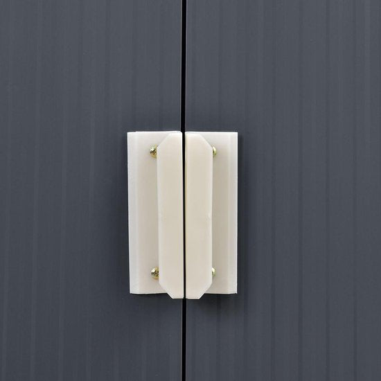Metall-Gartenhaus XL - 277 × 191 × 192 cm