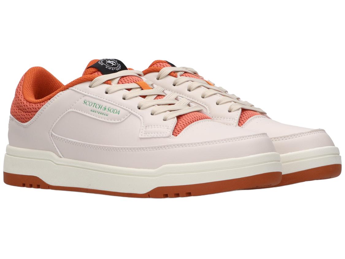 Scotch & Soda Crout Sneakers – Sportlich-elegantes Design – Größe 42 – Grün/Creme