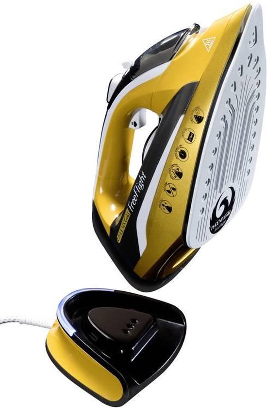 MediaShop Phoenix Gold® Free Flight Dampfbügeleisen Gold, Schwarz 2400 W