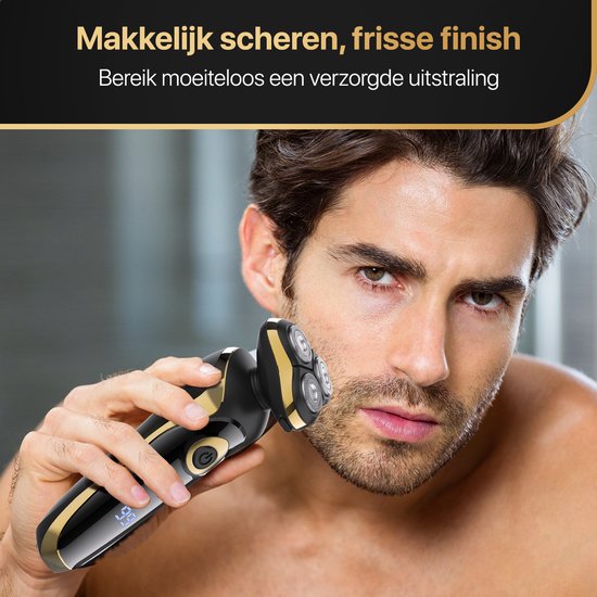 Wellshave 4 in 1 Shaver Elite - Rasierer für Männer - mit Trimmer und Nasentrimmer - Elektrorasierer - Rasur - Bartschneider