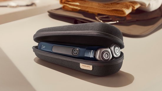 Philips Shaver i9000 Elektrorasierer für Männer - mit Quick Clean Pod - Blau - X9003/30