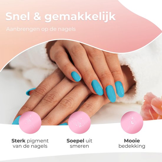 Moods Gellac 6-teiliges Set - Gel-Nagellack Starter Pack - Gel-Nagellack - 8ML - Mountain Mist - Gellac - Nägel - Chic Colours