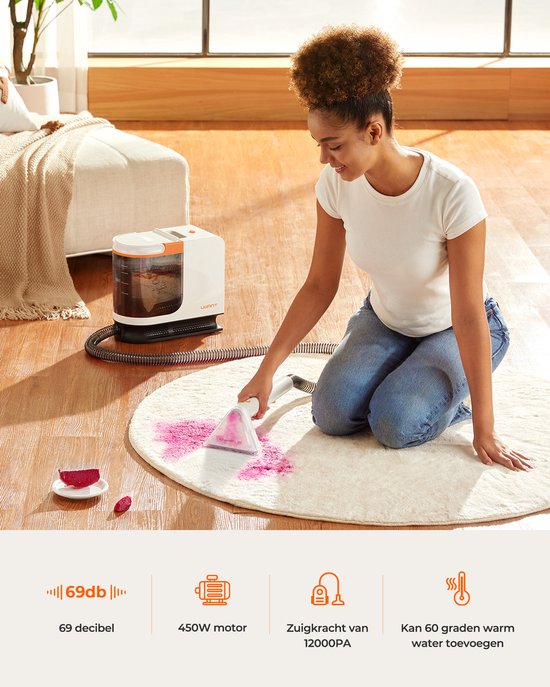 Uwant Wasch-Staubsauger B200SE 12000Pa 450W Für Zuhause und das Büro Multifunktional
