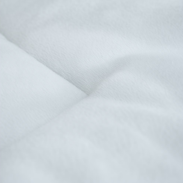 Zydante - Matratzenauflage Fleece - 160 x 200 cm & Mit Gummizug - Bietet extra Wärme und Schlafkomfort - Waschbar und atmungsaktiv - Weißes Polyester