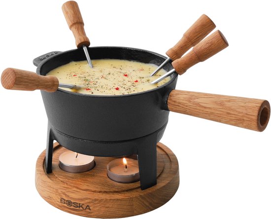Boska Fondue-Set Pro S - Käsefondue - für 350 Gramm Käse - 700 ml