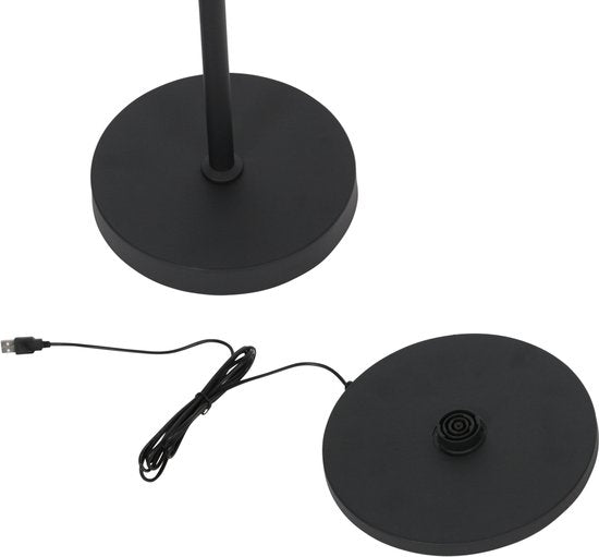 Mexlite - Stehleuchte - GlowGo - schwarz - Metall - Leseleuchte - LED - 4603ZW