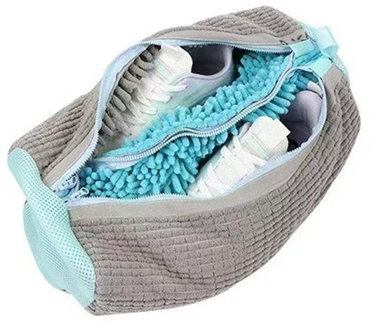 Doppelter Schuhwaschbeutel für die Waschmaschine – Schützen Sie Ihre Schuhe!