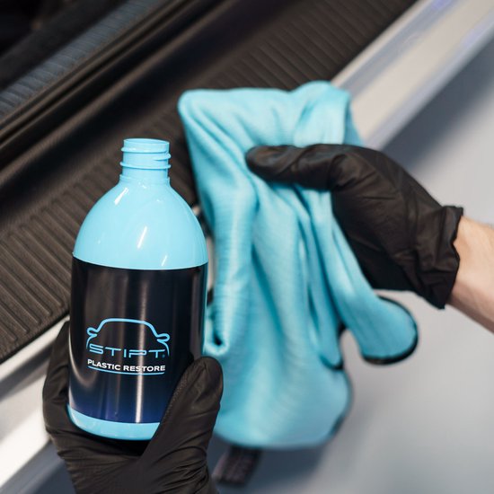 Stipt – Plastic Restore – 500 ml – Stellt die (schwarze) Farbe von Kunststoffoberflächen wieder her