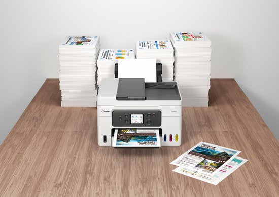 Canon MegaTank MAXIFY GX4050 – All-in-One-Tintenstrahldrucker mit Tintenbehälter – Weiß