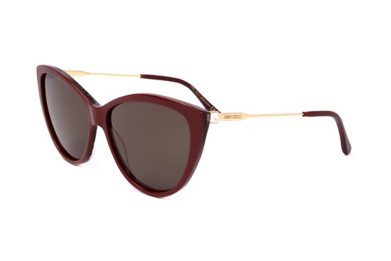 Jimmy Choo RYM/S BURGUNDY ANIMALIER 60/15/145 Damen-Sonnenbrillen