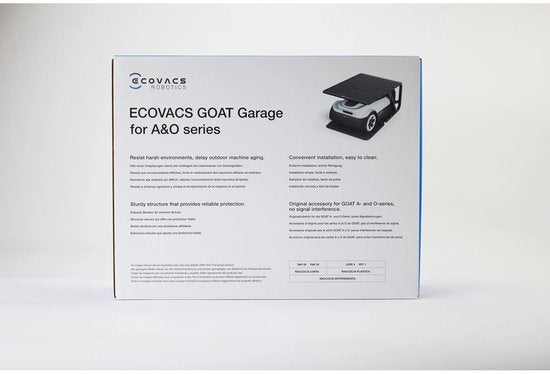 ECOVACS – GOAT Garage – Außengehäuse – Wartungsfreundlich – Wetterbeständig – Zubehör für Mähroboter