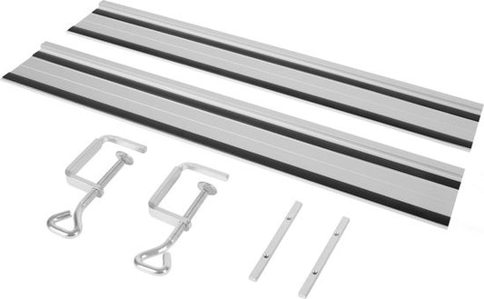 VONROC Führungsschienensatz für Mini-Kreissägen und Tauchsägen - 2x500mm (1000mm gesamt) - 2 Stück - Für S CS503AC