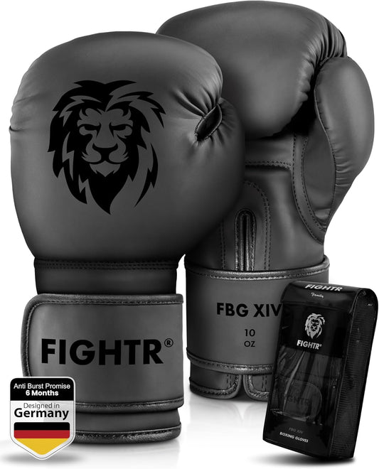 FIGHTR® Premium Boxhandschuhe - ideale Stabilität & Schlagkraft | Punchinghandschuhe für Boxen, MMA, Muay Thai, Kickboxen & Kampfsport 12oz