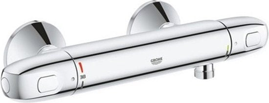 GROHE Grohtherm 1000 New Thermostat-Brausebatterie - 15cm - mit Kupplungen - EcoJoyÂ® - CoolTouch - Chrom - 34143003