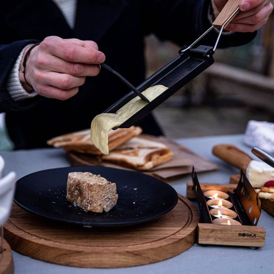 Boska Partyclette Oslo - Raclette-Set - Eiche - Antihaftbeschichtung