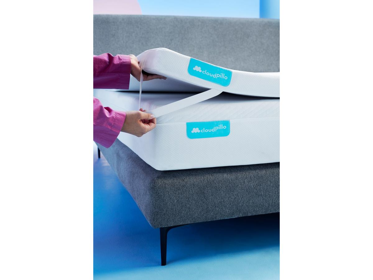 Cloudpillo Topper The Original – Bequeme Matratzenauflage – 180 x 210 cm – Weiß