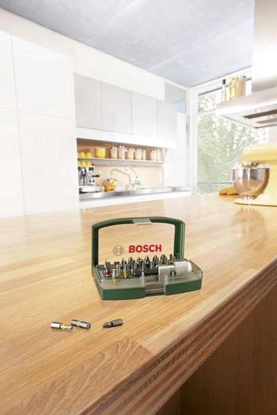 Bosch Schrauberbits-Set mit Farbcodierung – 32-teilig