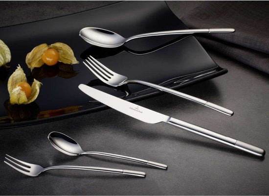 VILLEROY & BOCH – Ella Satin 18/10 – Besteckset für 12 Personen, 70-teilig