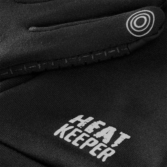 Heatkeeper Thermo-Sporthandschuhe für Herren – Schwarz S/M