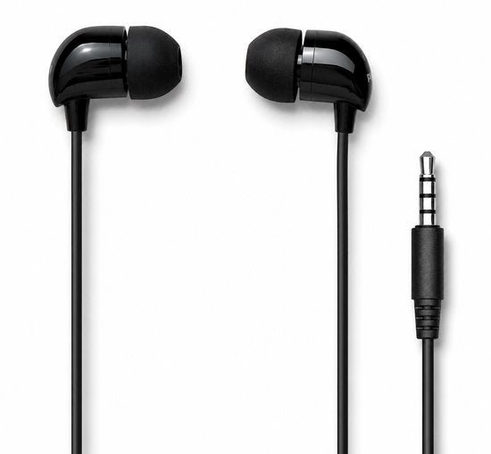 Philips In-Ear-Kopfhörer TAE1156BK – Clear Sound – mit Kabel – Fernbedienung mit Mikrofon – 3,5-mm-Klinkenstecker – Schwarz