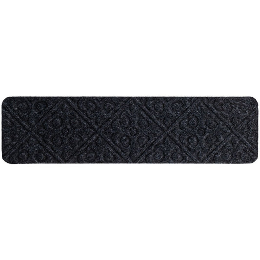 Coast Treppenmatte - 15 Stück - 76 x 20 cm - Schwarz