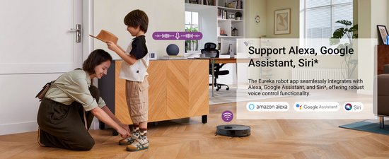 Eureka E20 plus Black – Staubsaugerroboter mit Wischfunktion